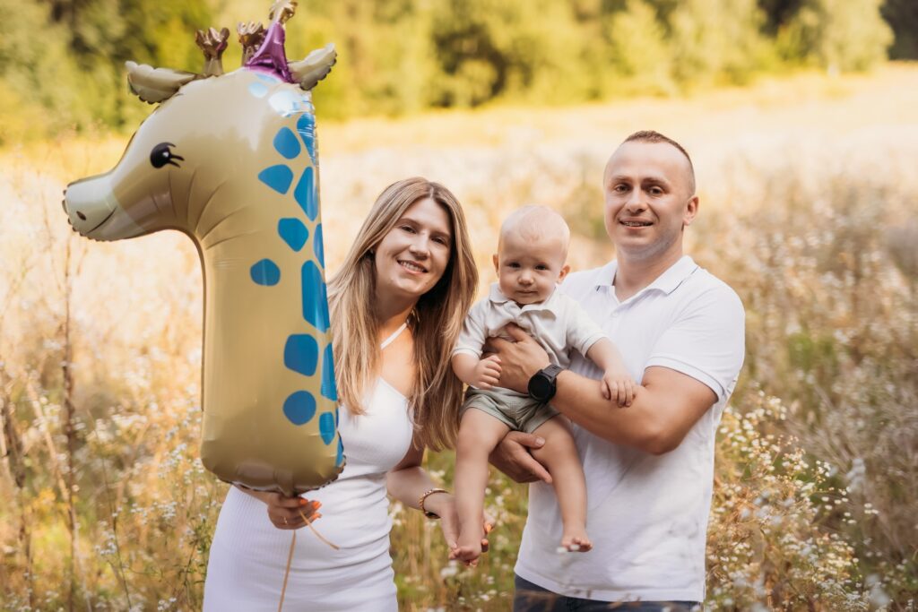 Sesja rodzinna z okazji roczku